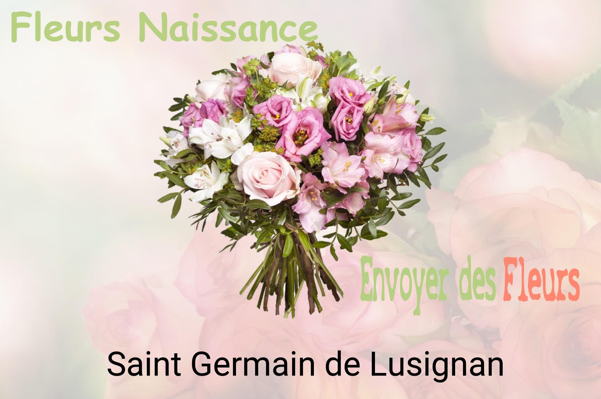 Bouquet de fleurs de naissance livré à Saint-Germain-de-Lusignan